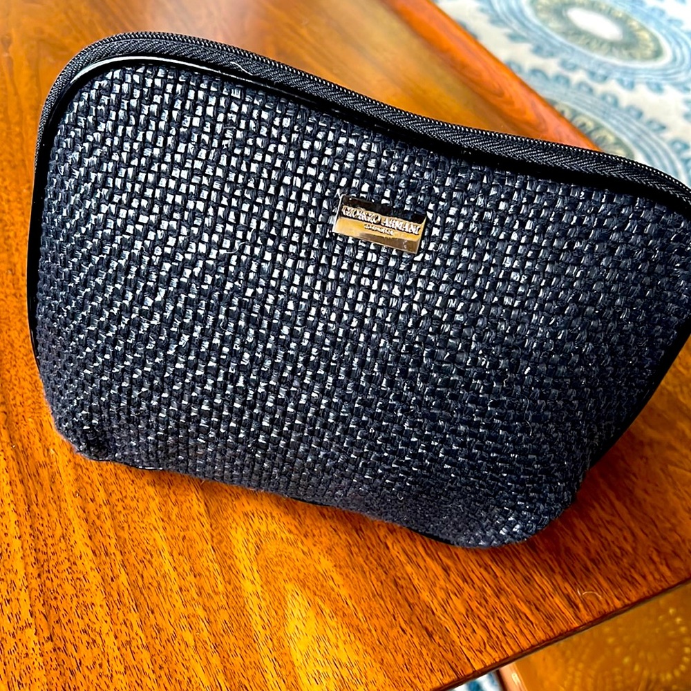 Giorgio Armani Woven Cosmetics Case